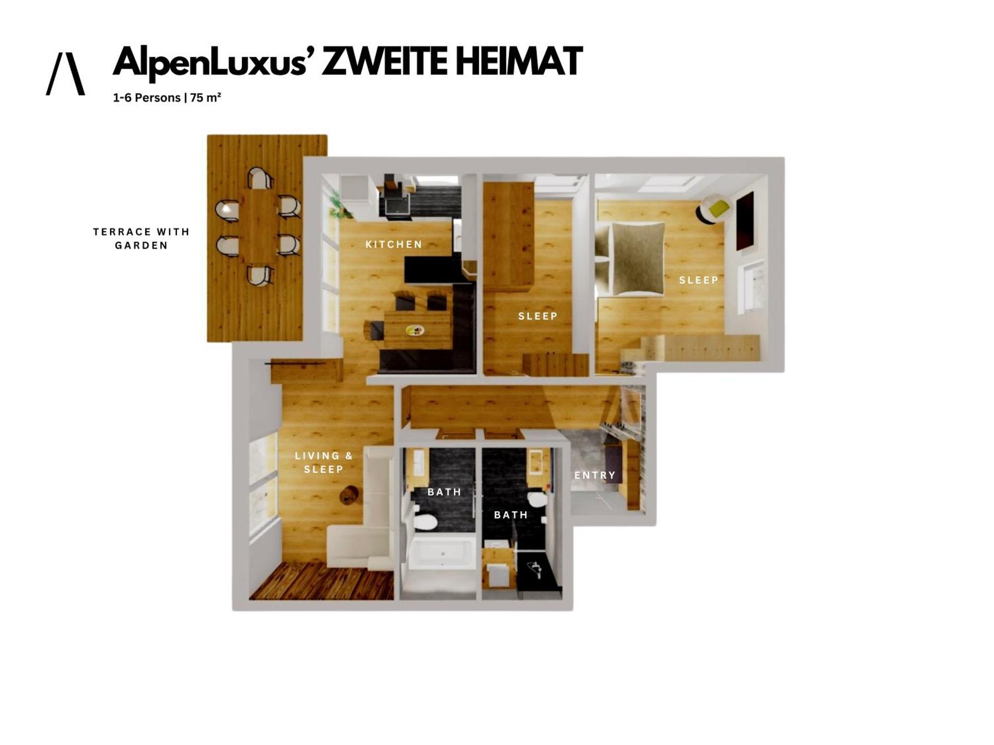 Zweite Heimat - Garden & Underground Parking Space By Alpenluxus Appartements Fugen Bagian luar foto